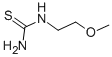 structure of CAS# 102353-42-4, N-(2-Methoxyethyl)-Thiourea;1-(2-METHOXYETHYL)-2-THIOUREA