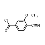 CAS#: 102362-01-6， 4-Cyano-3-Methoxybenzoyl Chloride