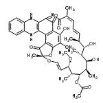 CAS#: 10238-70-7， (7S,9E,11S,12R,13S,14R,15R,16R,17S,18S,19E,21Z)-2,15,17-Trihydroxy-11-Methoxy-3,7,12,14,16,18,22-Heptamethyl-6,23,37-Trioxo-8,38-Dioxa-24,27,34-Triazahexacyclo[23.11.1.1<Sup>4,7</Sup>.0<Sup>5,36</Sup>.0<Sup>26,35</Sup>.0<Sup>28,33</Sup> ]Octatriaconta-1(36),2,4,9,19,21,24,26(35),28,30,32-Undecaen-13-Yl Acetate