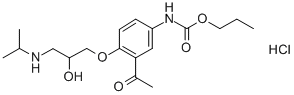 CAS#: 102417-03-8， Propyl N-[4-[2-Hydroxy-3-(Propan-2-Ylamino)Propoxy]Phenyl]Carbamate Hydrochloride