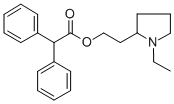 CAS#: 102476-22-2, Diphenylacetic Acid 2-(1-Ethyl-2-Pyrrolidinyl)Ethyl Ester