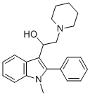 CAS#: 102557-67-5， 1-(1-Methyl-2-Phenylindol-3-Yl)-2-Piperidin-1-Ylethanol