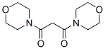 structure of CAS# 10256-01-6, 1,3-Di(Morpholin-4-Yl)Propane-1,3-Dione;1,3-Dimorpholinopropane-1,3-Dione;St5443651;Morpholine, 4,4'-Malonyldi-
