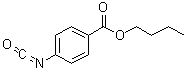 结构式 CAS# 102561-47-7, 4-异氰酸苯甲酸丁酯