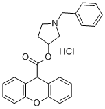 CAS#: 102584-98-5， 1-Benzyl-1-Pyrrolidin-3-Ylxanthene-9-Carboxylate Hydrochloride