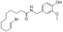 CAS#: 102613-03-6， 11-Bromo-N-[(4-Hydroxy-3-Methoxyphenyl)Methyl]Undec-10-Enamide
