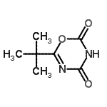 CAS#: 102618-91-7， 6-(2-Methyl-2-Propanyl)-2H-1,3,5-Oxadiazine-2,4(3H)-Dione