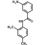 结构式 CAS# 102630-87-5, 3-氨基-N-(2,4-二甲基苯基)苯甲酰胺