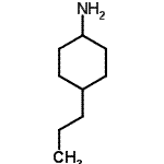 structure of CAS# 102653-37-2, 4-Propylcyclohexanamine;4-propylcyclohexan-1-amine;4-Propylcyclohexanamine #;MFCD11156904