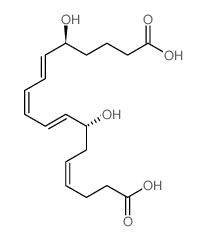 CAS#: 102674-12-4， (4Z,7R,8E,10E,12Z,14S)-7,14-Dihydroxyoctadeca-4,8,10,12-Tetraenedioic Acid