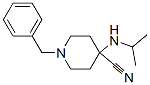 结构式 CAS# 1027-94-7, 1-(苯基甲基)-4-(丙-2-基氨基)哌啶-4-甲腈
