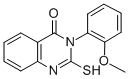结构式 CAS# 1031-67-0, 3-(2-甲氧基苯基)-2-硫代-1H-喹唑啉-4-酮
