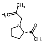 CAS#: 103142-92-3， 1-[(2S)-1-(2-Methyl-2-Propen-1-Yl)-2-Pyrrolidinyl]Ethanone