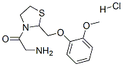 CAS#: 103182-70-3， 2-Amino-1-[2-[(2-Methoxyphenoxy)Methyl]-1,3-Thiazolidin-3-Yl]Ethanone Hydrochloride