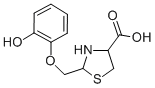 CAS#: 103182-84-9， 2-[(2-Hydroxyphenoxy)Methyl]-1,3-Thiazolidine-4-Carboxylic Acid
