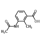 CAS 登录号：103204-68-8， 3-乙酰氨基-2-甲基苯甲酸