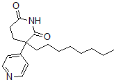 CAS#: 103284-48-6， 3-Octyl-3-Pyridin-4-Ylpiperidine-2,6-Dione