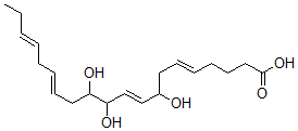 CAS 登录号：103301-70-8， (5E,9E,14E,17E)-8,11,12-三羟基二十碳-5,9,14,17-四烯酸