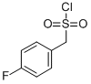 structure of CAS# 103360-04-9, 4-Fluoro-Benzenemethanesulfonylchloride;(4-Fluoro-Phenyl)-Methanesulfonyl Chloride;Bzs-Q05-0;Zero/009567