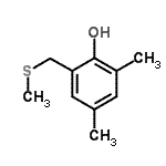 CAS#: 10341-45-4， 2,4-Dimethyl-6-[(Methylsulfanyl)Methyl]Phenol