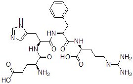 CAS#: 103470-78-6， N2-[N-(N-L-a-Glutamyl-L-histidyl)-L-phenylalanyl]-L-Arginine