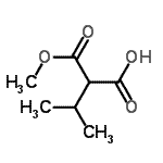 CAS#: 103495-93-8， 2-(Methoxycarbonyl)-3-Methylbutanoic Acid