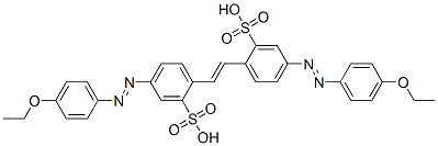 CAS#: 10359-84-9， 5-(4-Ethoxyphenyl)Diazenyl-2-[2-[4-(4-Ethoxyphenyl)Diazenyl-2-Sulfophenyl]Ethenyl]Benzenesulfonic Acid