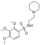 CAS#: 103595-47-7， 2,3,4-Trimethoxy-N-(2-Piperidin-1-Ylethyl)Benzenesulfonamide