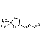 CAS#: 103773-42-8， (2E)-3-(2,2-Dimethyl-1,3-Dioxolan-4-Yl)Acrylaldehyde