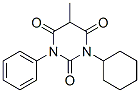CAS 登录号:1038-85-3, 1-环己基-5-甲基-3-苯基-1,3-二嗪农-2,4,6-三酮