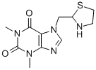 CAS#: 103814-80-8， 7-(1,3-Thiazolidin-2-Ylmethyl)Theophylline