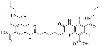CAS#: 10395-29-6， 3-[7-[[3-Carboxy-2,4,6-Triiodo-5-(Propylcarbamoyl)Phenyl]Carbamoyl]Heptanoylamino]-2,4,6-Triiodo-5-(Propylcarbamoyl)Benzoic Acid