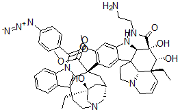 CAS#: 103974-27-2， N-(4-Azidobenzoyl)-N'-beta-Aminoethylvindesine