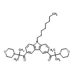 CAS#: 104005-37-0， 1,1'-(9-Octyl-9H-Carbazole-3,6-Diyl)Bis[2-Methyl-2-(4-Morpholinyl)-1-Propanone]