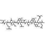 CAS#: 104077-19-2， L-Threonyl-L-Arginyl-L-alpha-Aspartyl-L-Isoleucyl-L-Tyrosyl-L-alpha-Glutamyl-L-Threonyl-L-alpha-Aspartyl-L-Tyrosyl-L-Tyrosyl-L-Arginyl-L-Lysine