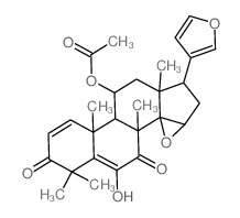CAS#: 10410-83-0， (11alpha,13alpha,14beta,15beta,17alpha)-11-(Acetyloxy)-14,15:21,23-diepoxy-6-hydroxy-4,4,8-trimethyl-24-Norchola-1,5,20,22-tetraene-3,7-dione
