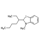 CAS#: 104169-07-5， 2-(3-Heptanyl)-3-Methyl-2,3-Dihydro-1,3-Benzothiazole