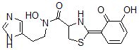 CAS#: 104245-09-2， (2Z)-N-Hydroxy-2-(5-Hydroxy-6-Oxo-1-Cyclohexa-2,4-Dienylidene)-N-[2-(3H-Imidazol-4-Yl)Ethyl]-1,3-Thiazolidine-4-Carboxamide