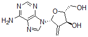 CAS 登录号：104409-41-8， (2R,3S,5R)-5-(6-氨基嘌呤-9-基)-2-(羟基甲基)-4-亚甲基四氢呋喃-3-醇