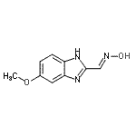 CAS#: 104512-96-1， (E)-N-Hydroxy-1-(5-Methoxy-1H-Benzimidazol-2-Yl)Methanimine