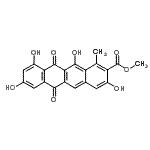 CAS#: 104513-07-7， Methyl 3,8,10,12-Tetrahydroxy-1-Methyl-6,11-Dioxo-6,11-Dihydro-2-Tetracenecarboxylate