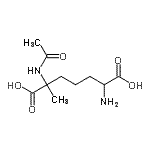 CAS#: 104572-47-6， 2-Acetamido-6-Amino-2-Methylheptanedioic Acid