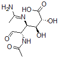 CAS#: 104602-08-6， 3-Acetamidino-2-Acetamido-2,3-Dideoxyguluronic Acid