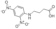 结构式 CAS# 10466-75-8, 二硝基苯基-gamma-氨基-N-丁酸