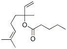 CAS#: 10471-96-2， 1,5-Dimethyl-1-Vinylhex-4-Enyl Valerate