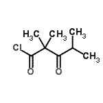 CAS#: 10472-34-1， 2,2,4-Trimethyl-3-Oxopentanoyl Chloride