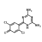 CAS#: 104813-26-5， (4E)-2,5-Dichloro-4-(4,6-Diamino-1,3,5-Triazin-2(1H)-Ylidene)-2,5-Cyclohexadien-1-One