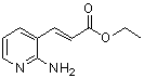 structure of CAS# 104830-07-1, Ethyl (2E)-3-(2-Amino-3-Pyridinyl)Acrylate;(E)-ethyl 3-(2-aminopyridin-3-yl)acrylate;3-(2-Amino-Pyridin-3-Yl)-Acrylic Acid Ethyl Ester;ethyl (2E)-3-(2-amino(3-pyridyl))prop-2-enoate