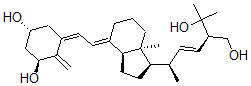 CAS#: 104870-37-3， (5Z,7E,22E)-(1S,3R)-9,10-seco-5,7,10(19),22-ergostatetraene-1,3,25,28-tetrol
