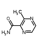 CAS#: 104893-52-9， 3-Methyl-2-Pyrazinecarboxamide